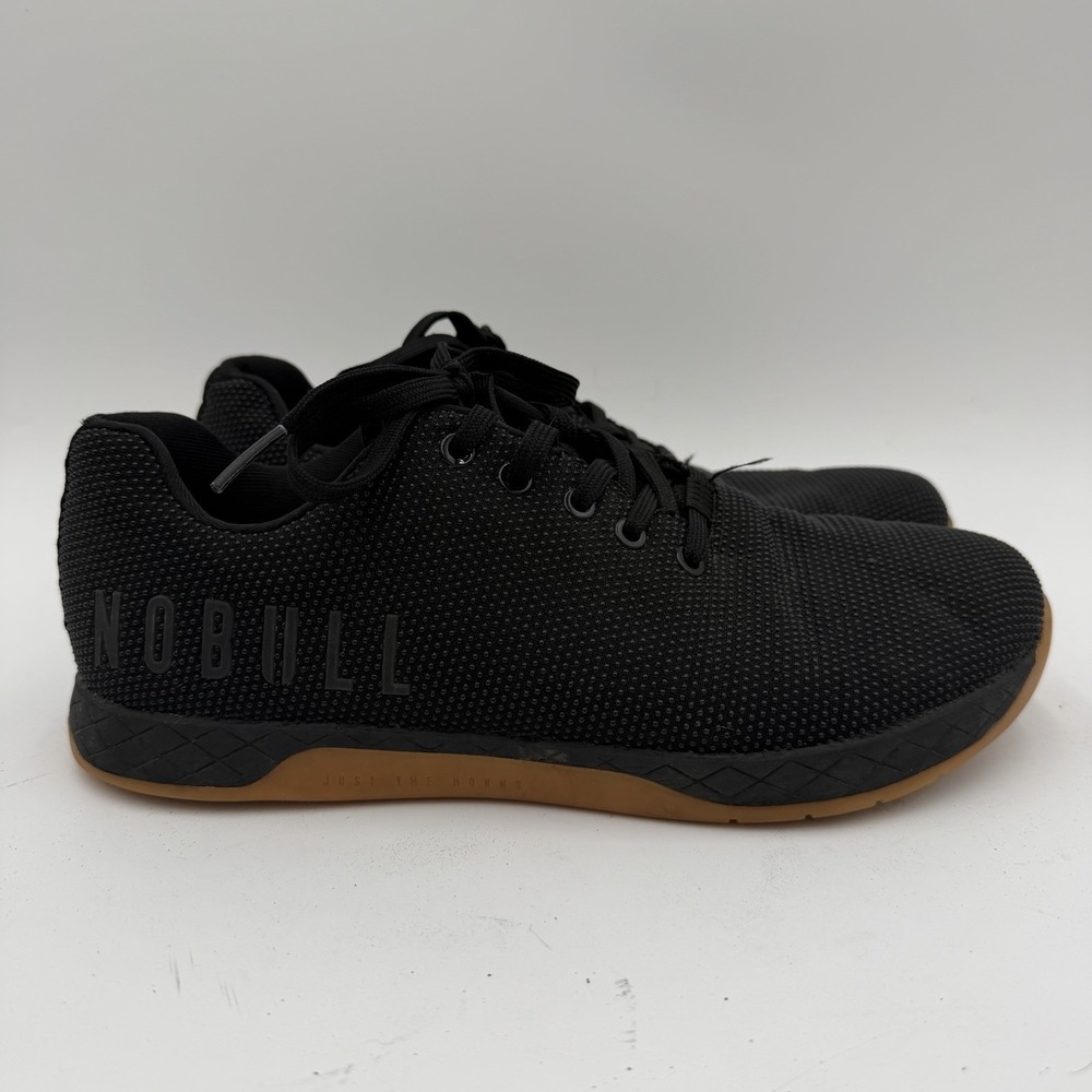 Nobull Outwork Trainer Black Gum Sole Sneakers Men's Size 10.5 Women's Size 12